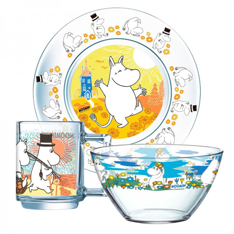 288042 Набор для завтрака 3 пр. Муми-тролли Santreyd 