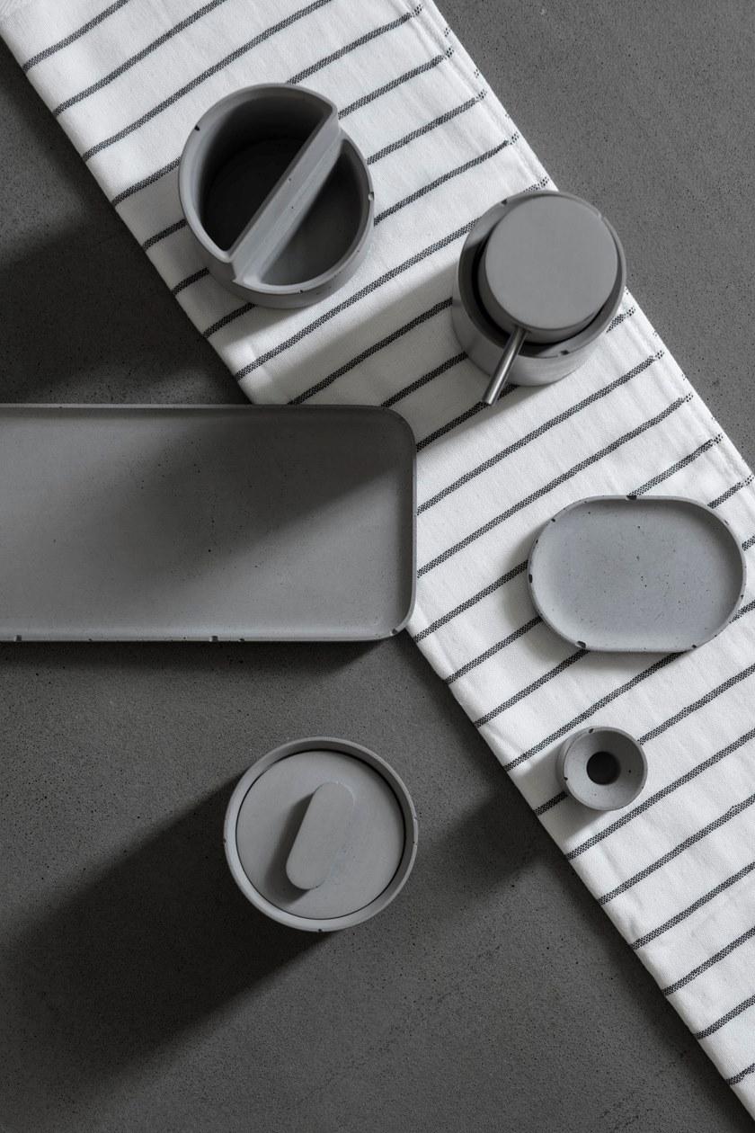 Bentu Design Прямоугольный лоток бетонный Hui C337101-c337102  - Вид №6