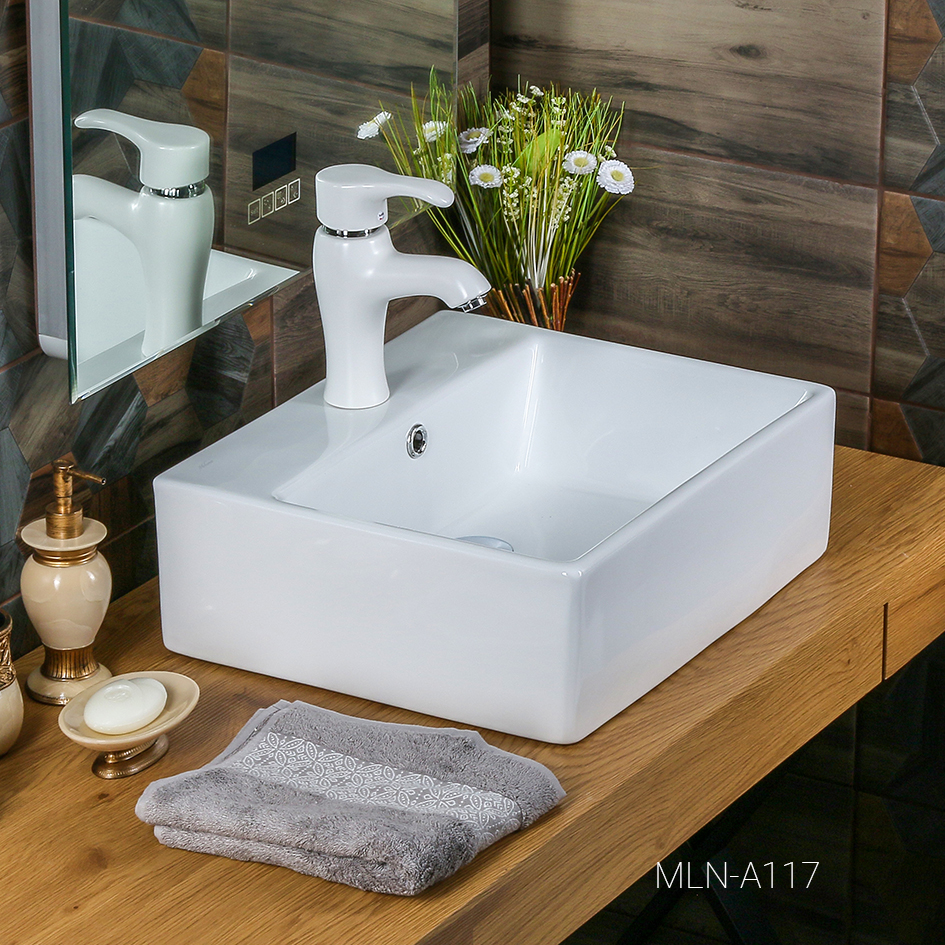 Накладная раковина melana mln-a117 A117-803 - Вид №2