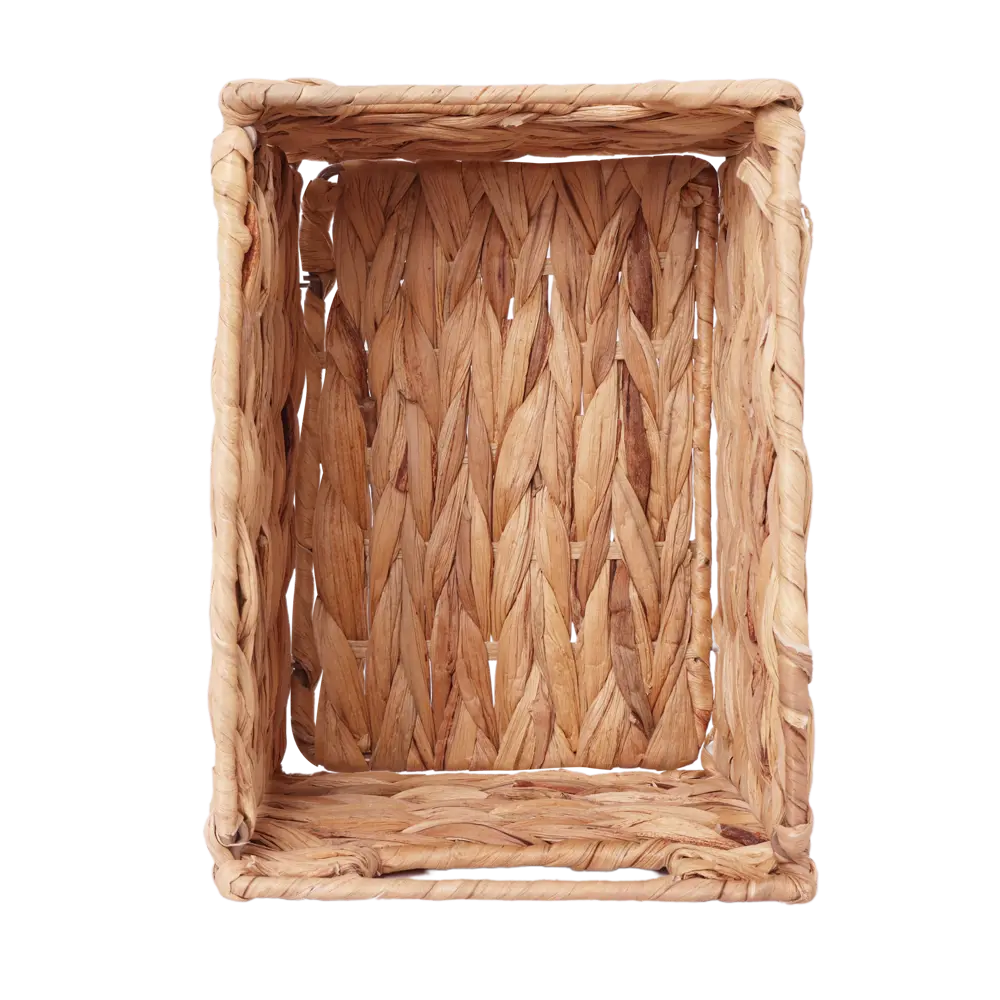 Корзина Konsensa 15x15x21 см водяной гиацинт цвет бежевый 89439461 STLM-2139752  - Вид №3
