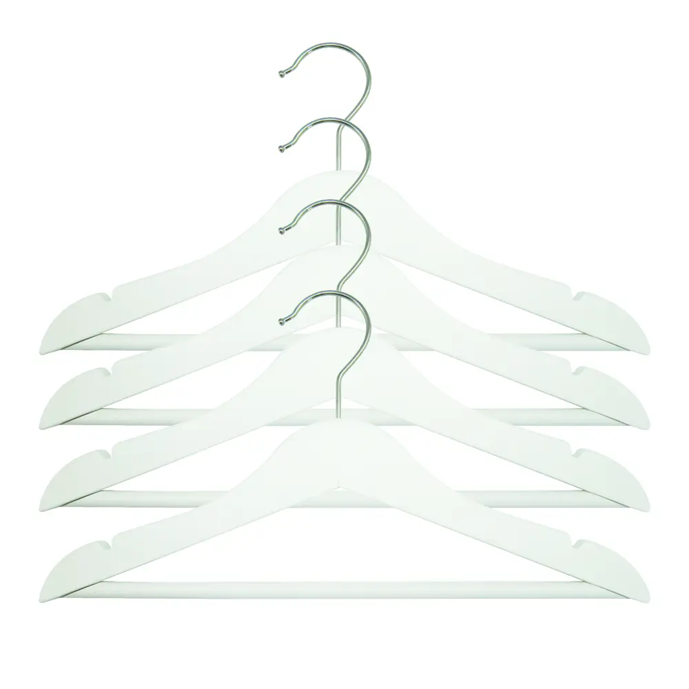 SPACEO Детские вешалки из эвкалипта с поворотной системой, 4 шт 82680679 Плечики детские STLM-0033937