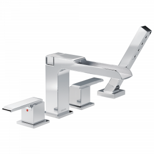 Римская отделка для ванны с изливом и ручным душем
