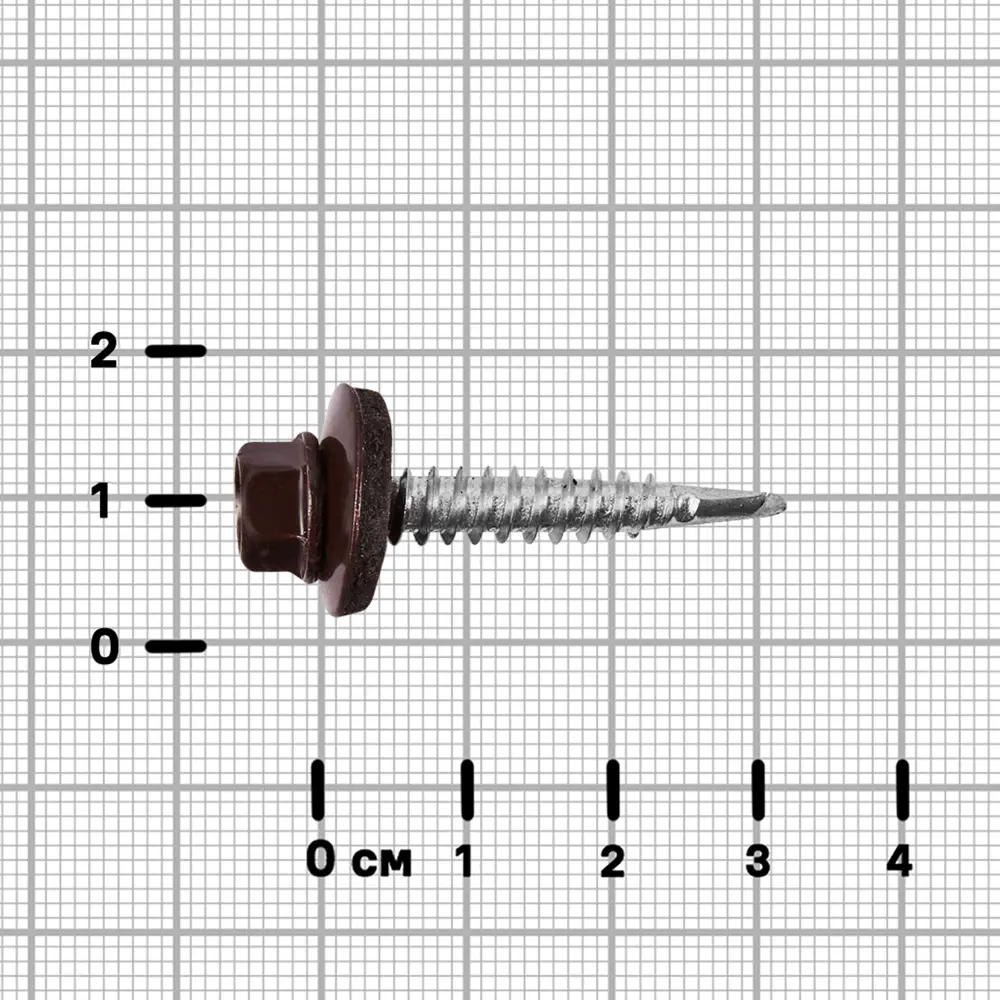 Саморезы кровельные Standers с буром для металлической обрешетки 89213019 STLM-1008433 - Вид №2