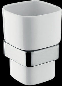 MO142 Стакан, настенный, керамический bagno&associati MODULO