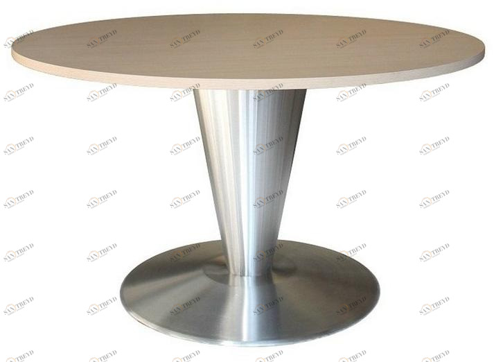 Vela Arredamenti Круглый стол из нержавеющей стали по контракту Lisgel sun-id-1449991