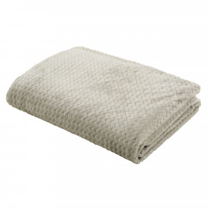 82391612 Плед «Велсофт», 150x200 см, полиэстер, цвет серый