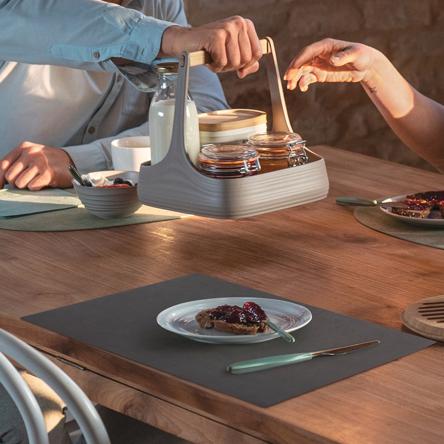 22604779 Салфетка подстановочная двухсторонняя nature, бежевая Guzzini  - Вид №1