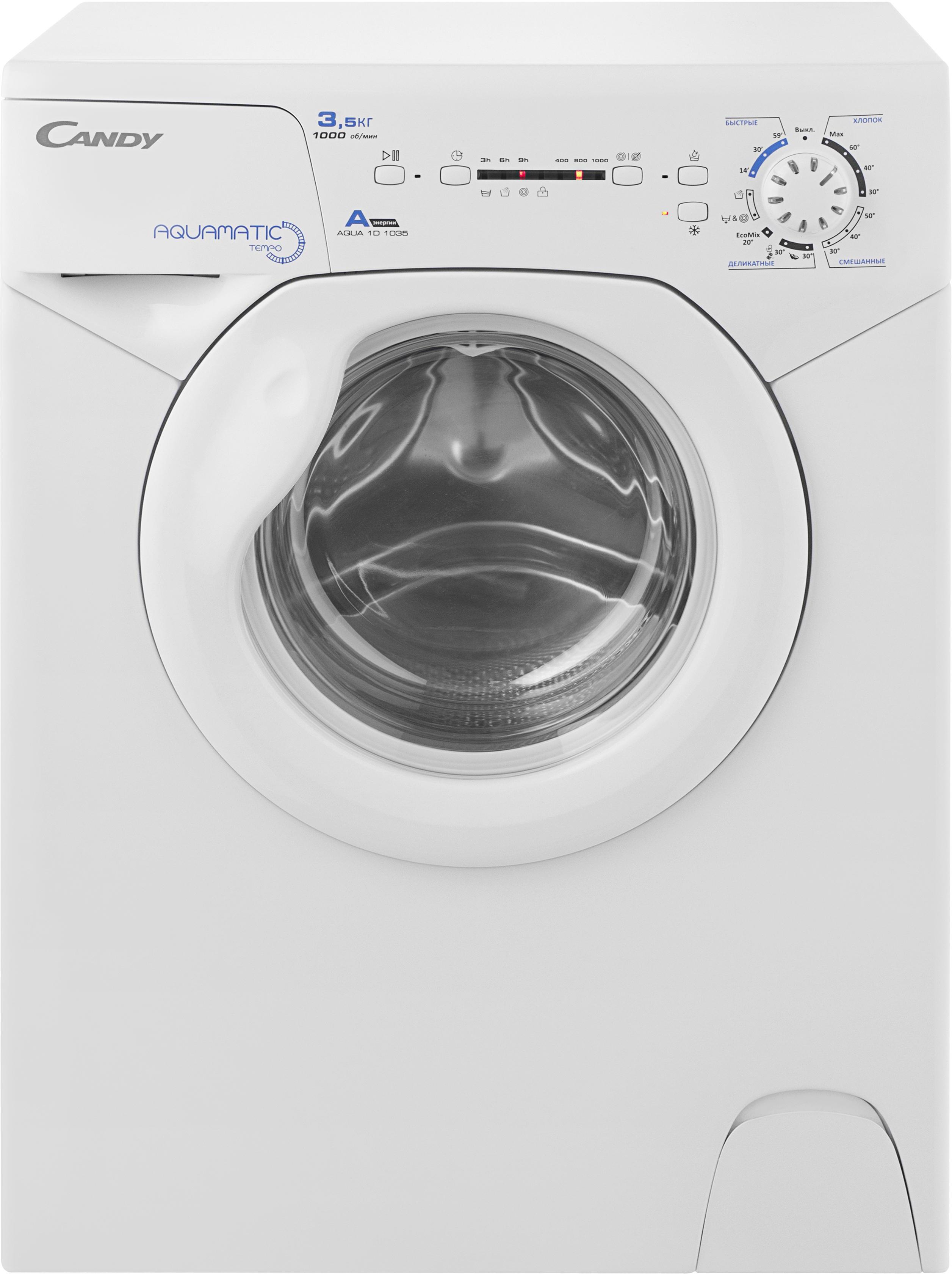 90193535 Стиральная машина 51х70х44 см 3.5 кг цвет белый Aquamatic 1D 1035-07, 31005678 STLM-0127699 CANDY