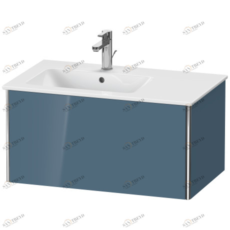 XS407204747 Тумбочка подвесная XSquare #XS4072 810 x 478 мм Каменно-синий глянцевый лак Duravit