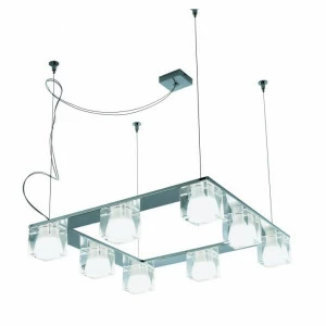 Подвесной светильник D28A0700 Flow от Fabbian FABBIAN ДИЗАЙНЕРСКИЕ 242684 Прозрачный