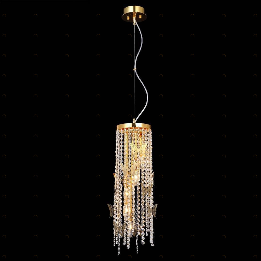 Подвесной светильник Crystal Lux Bloom SP Gold CRYSTAL LUX BLOOM 071393 Прозрачный;серебро