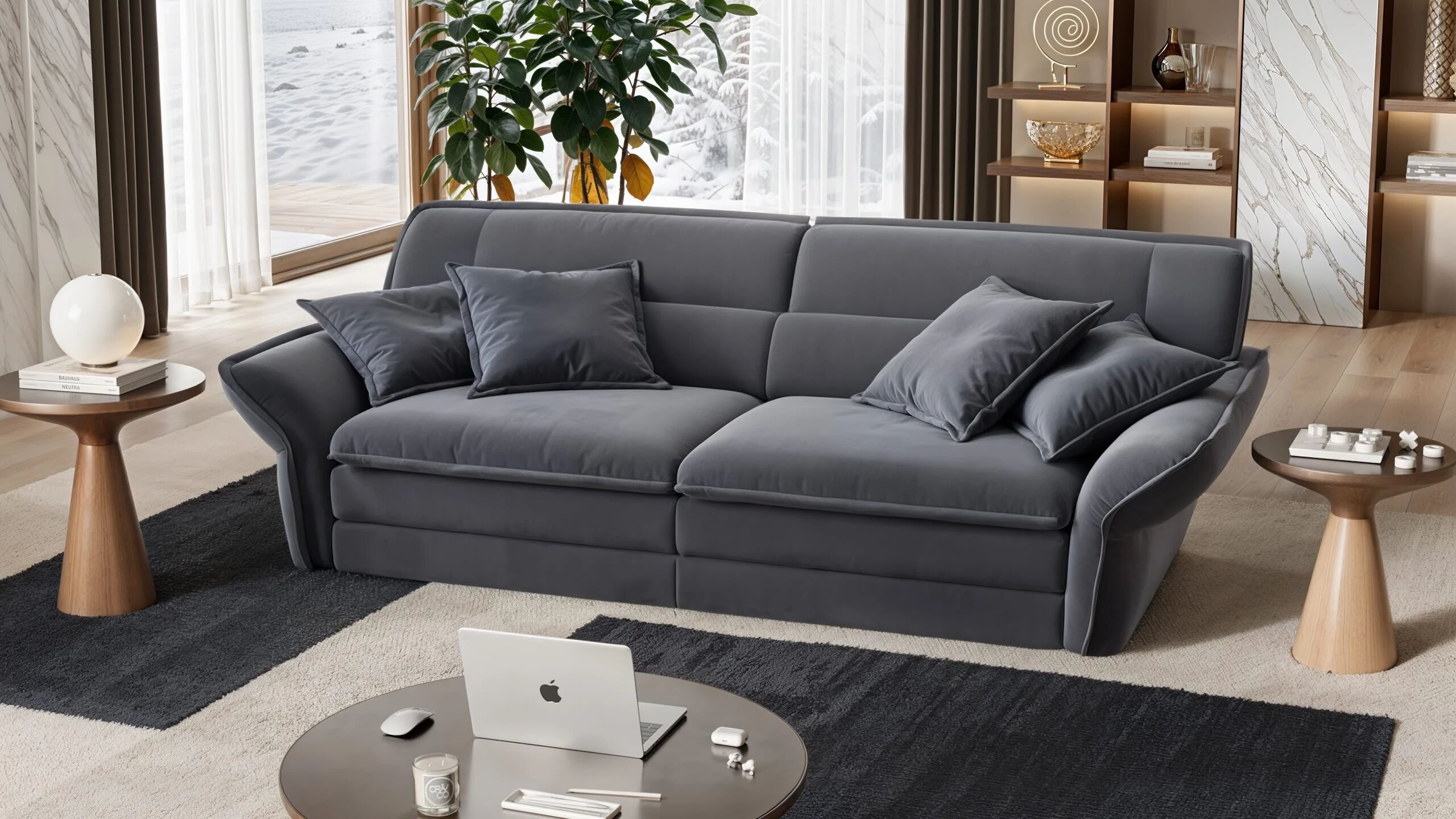 3-местный тканевый диван Sofanella шаг ARCH-00144107 - Вид №7