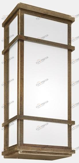 Il Fanale Бра для наружного освещения из латуни и оргстекла Quadro 262.10.ob