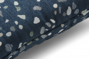 8433840486703 Подушка Marais 45x45 темно-синий LINIE DESIGN