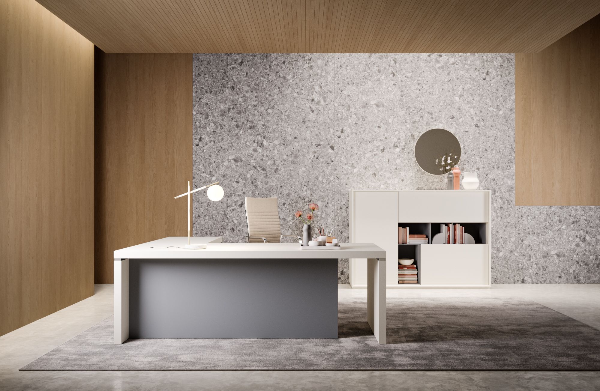 Деревянный прямоугольный рабочий стол PROF SESSANTA ARCH-00012187 - Вид №10