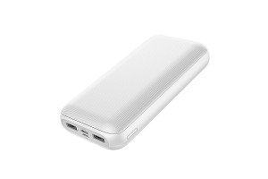 16167131 Внешний аккумулятор G54-C Powerbank 20000 mah Micro USB выход Type-C 2.1A USB 1 А 2.1A белый 30013668 GOLF