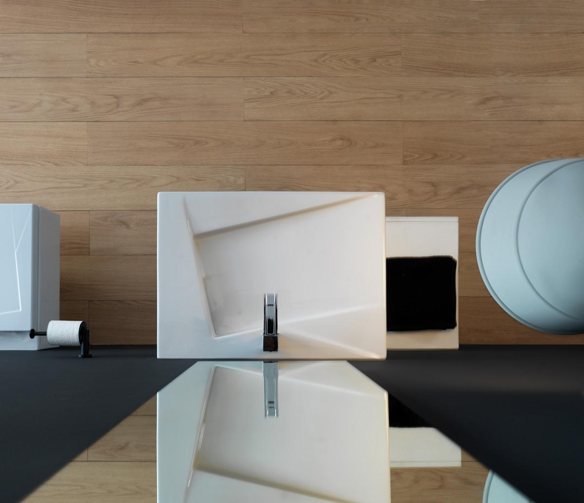 LAOZ6518 Подвесная раковина настенная GSG CERAMIC - Вид №1