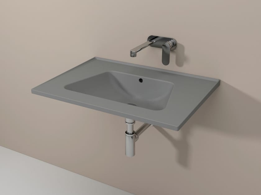 Керамическая прямоугольная подвесная раковина Ceramica Flaminia Bloom ARCH-00092888