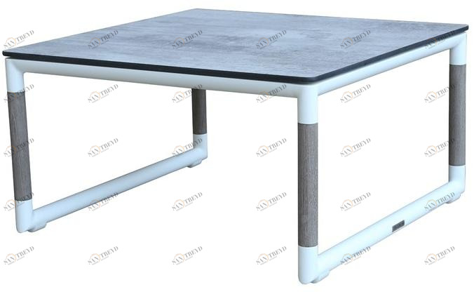 Les jardins Низкий квадратный журнальный столик Bastingage Ta06106