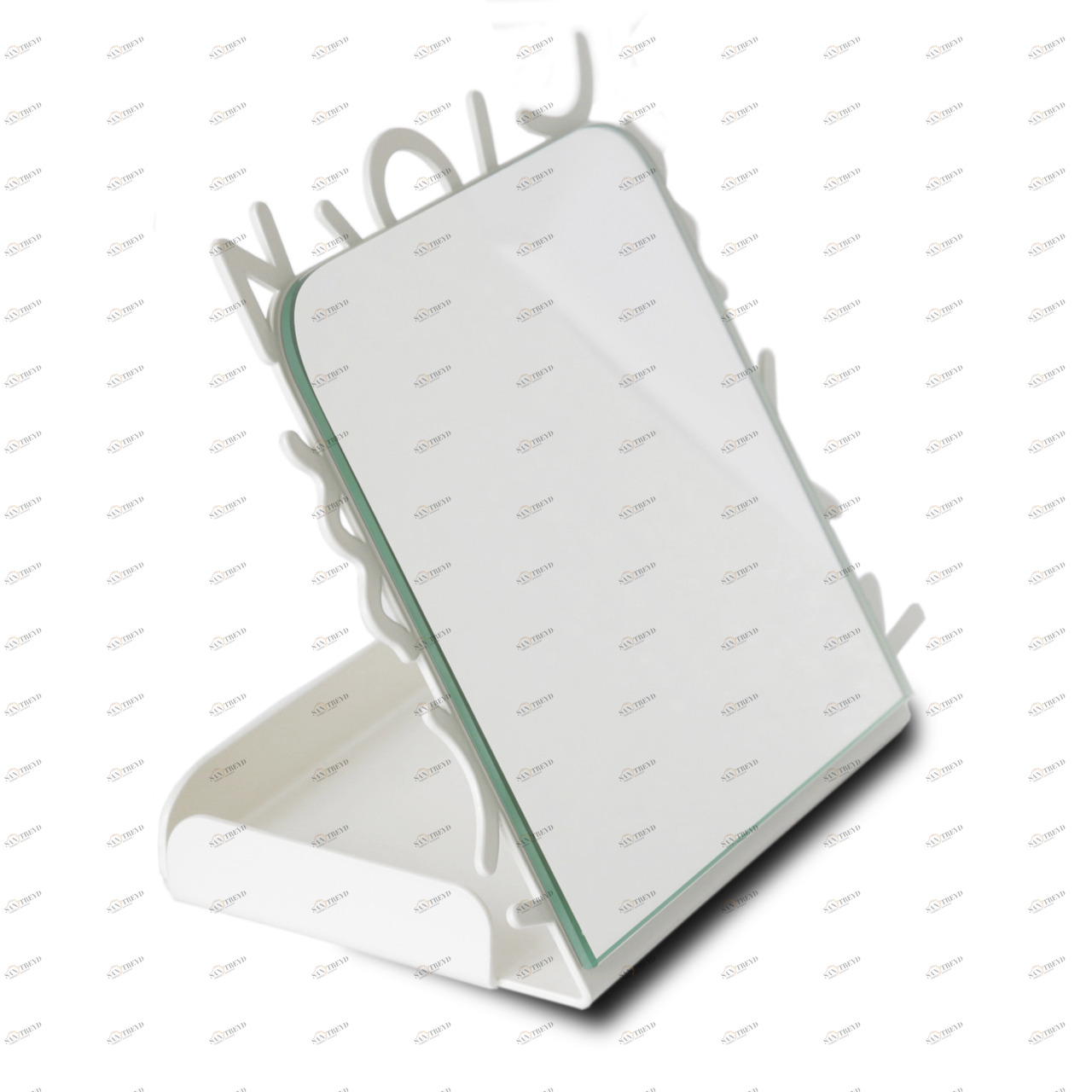 Зеркало настольное с подставкой белое Milano 80 BONESSI ДИЗАЙНЕРСКИЕ 081627 Белый 