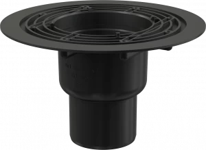 Корпус сливного трапа DN50/75, подводка – прямая