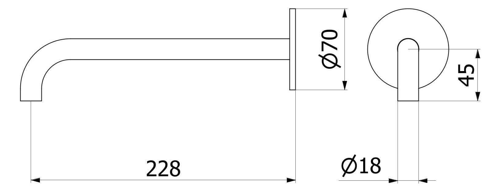 Настенный дозирующий носик IB Reflex ARCH-00133812 - Вид №2