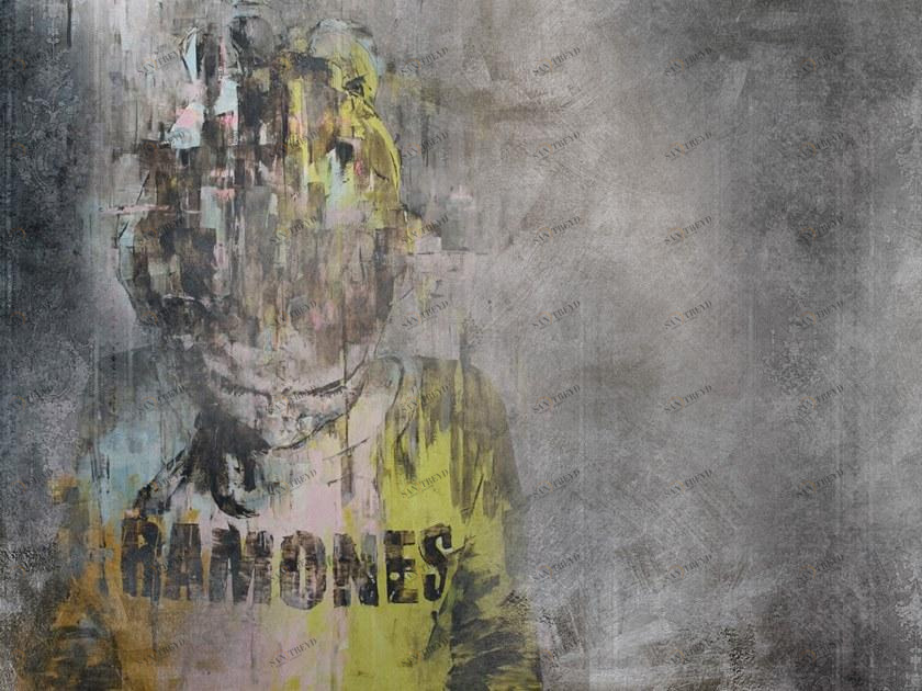 MOMENTI Авторский художественный принт Crazy home paintings Mg-017