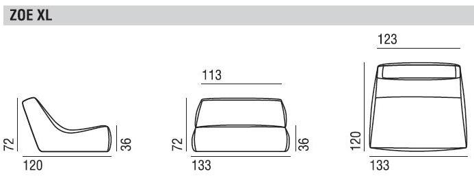 Verzelloni Кресло из ткани Zoe sun-id-1450354 - Вид №17
