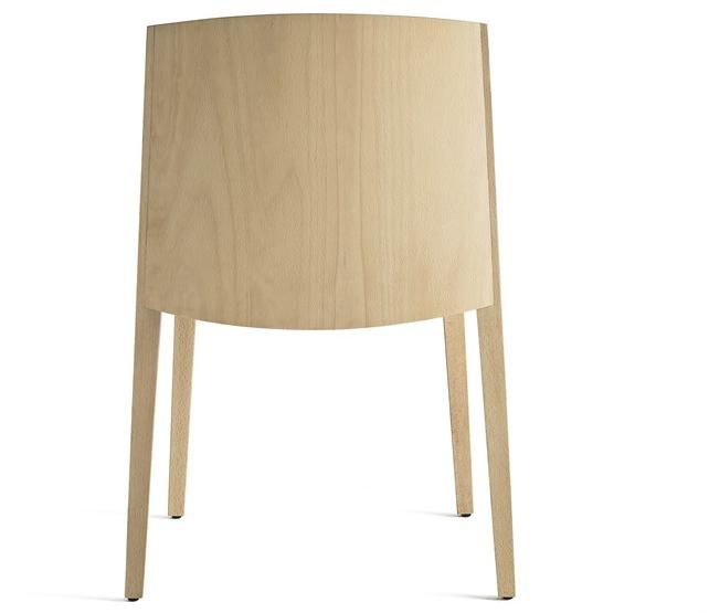 Capdell Штабелируемый деревянный стул Isa 140p - Вид №2