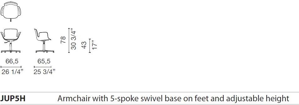 Cappellini Кресло полиэтиленовое с подлокотниками Juli sun-id-1377448 - Вид №31