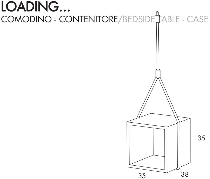 ARKOF LABODESIGN Подвесная прикроватная тумба из valchromat® Loading sun-id-1364586 - Вид №5