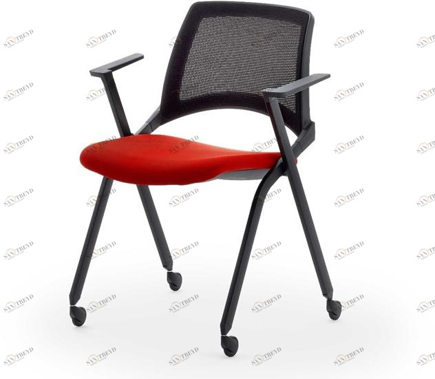 Diemmebi Штабелируемый сетчатый стул с подлокотниками на колесиках Lakendò sun-id-1399512