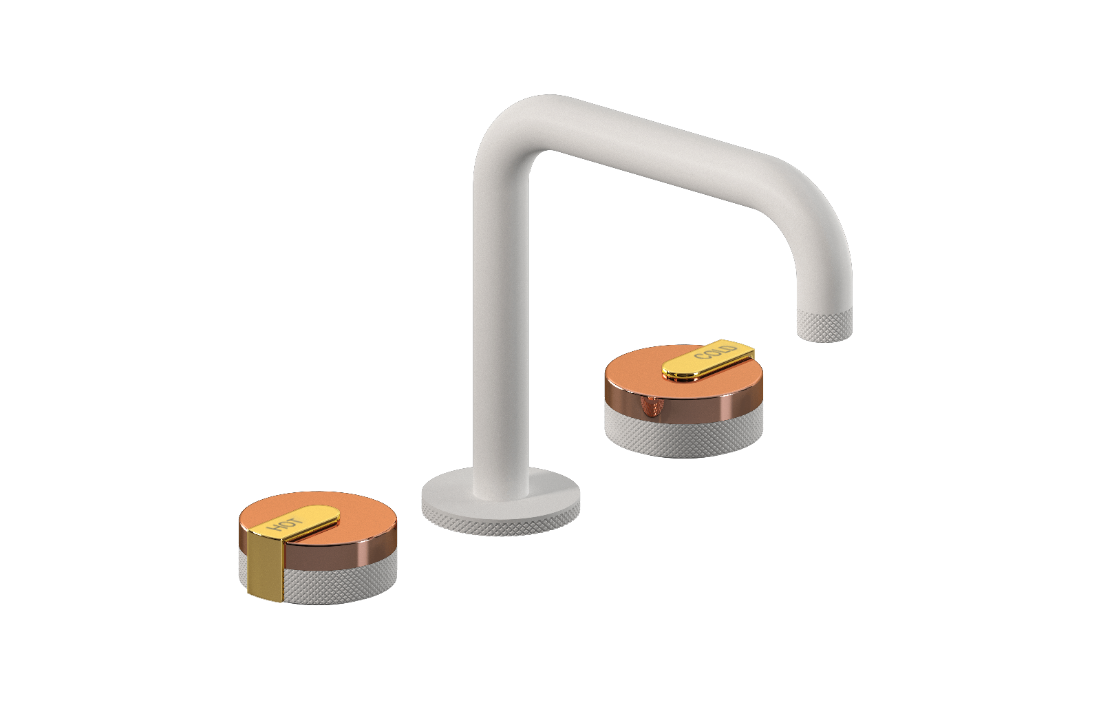 E-11511-R1RG-L1AU-WT Смеситель для умывальника на 3 отвертия GRAFF MOD+