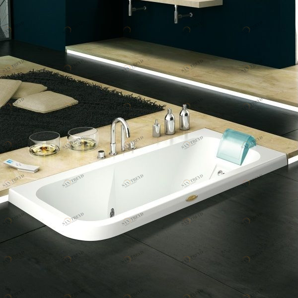 Ванна с гидромассажем "HYDRO TOP" Aquasoul Lounge встроенная 9443-561 Dx Jacuzzi 9443561DX
