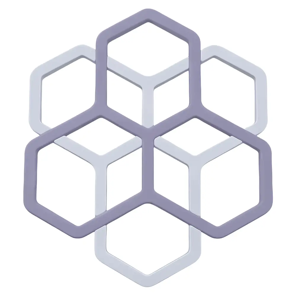 Подставка под горячее Esprado 2 в 1 17x15 см силикон цвет хром STLM-2136292