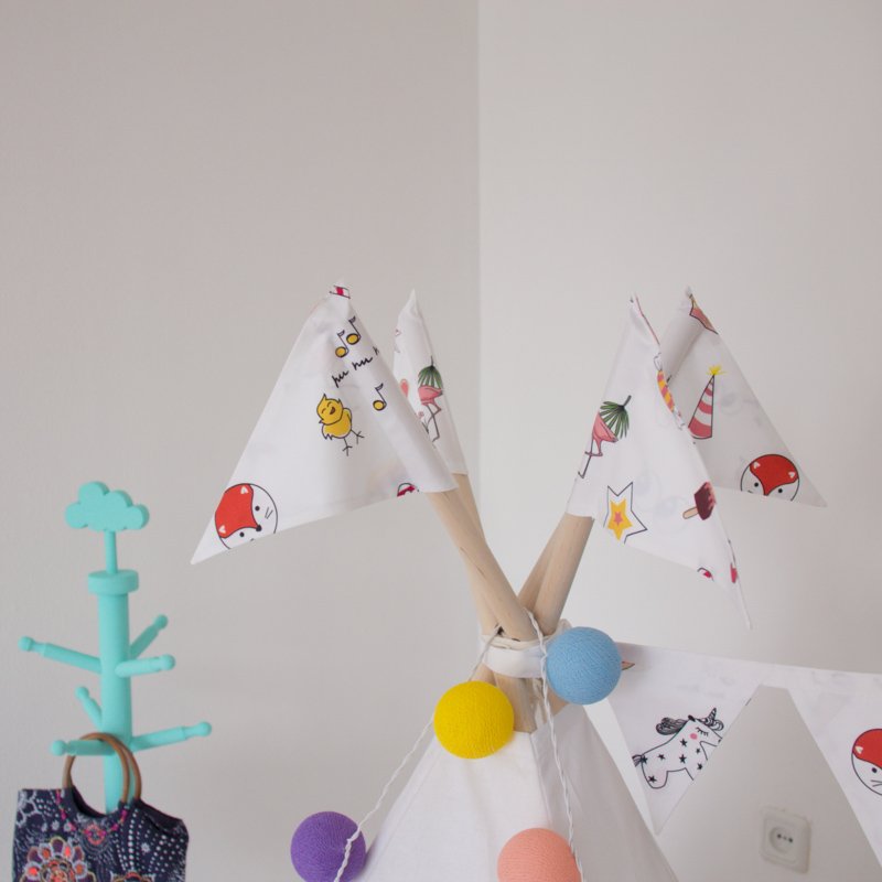 Вигвам для детей Swag большой VAMVIGVAM SWAG 281893 Белый;красный;синий Santreyd  - Вид №5