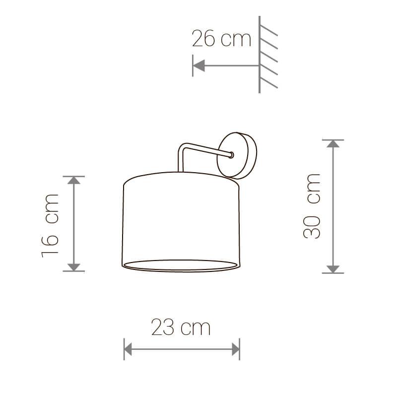 Бра настенное белое Nowodvorski Alice 9078 NOWODVORSKI ALICE 00-3929576 Белый - Вид №1