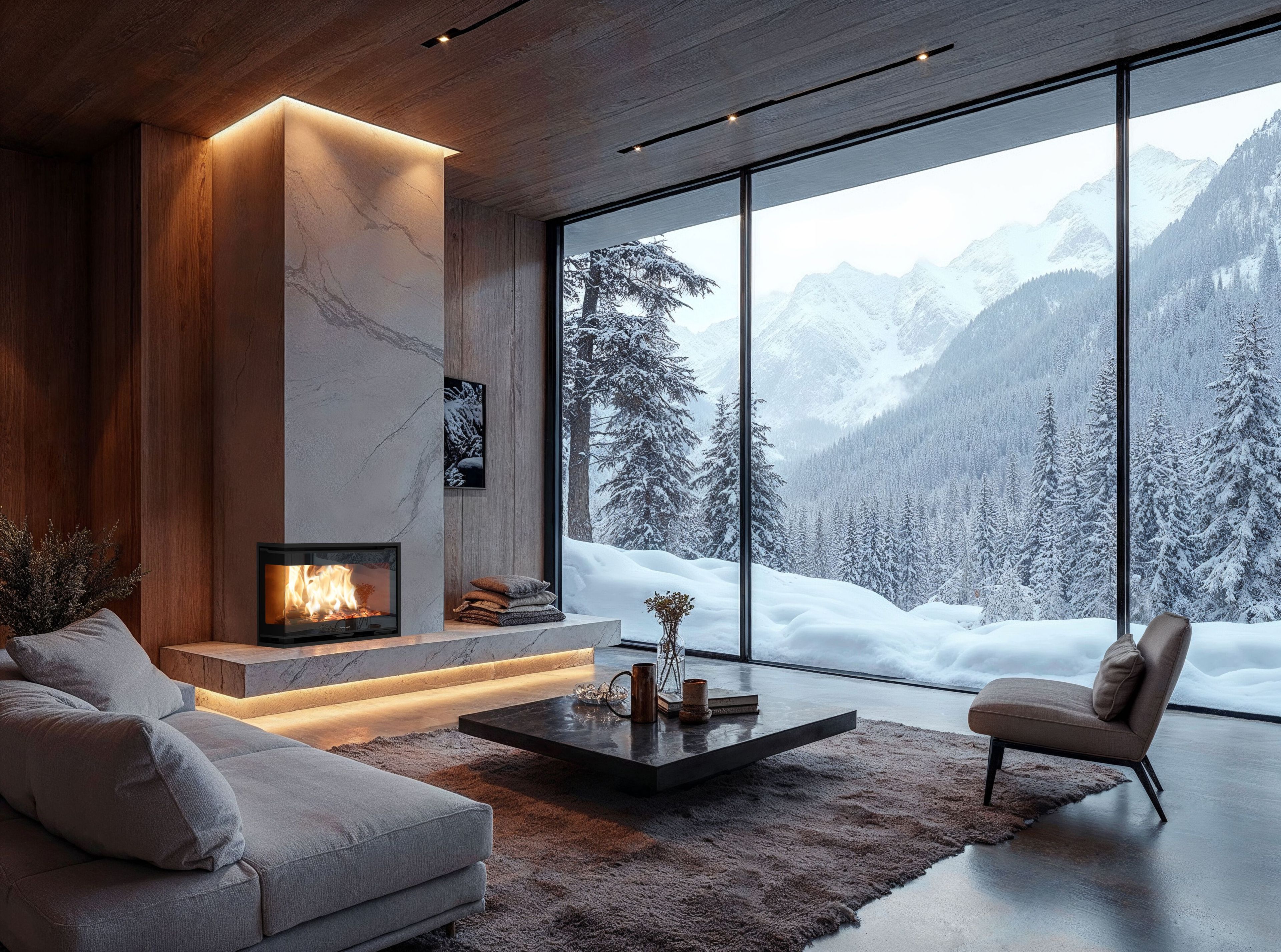 Вставка для углового камина класса A+ Jolly Mec воздушные системы ARCH-00029736 - Вид №1