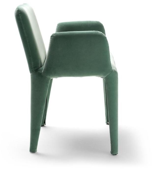 EPÒNIMO Бархатное кресло с подлокотниками Nova Nv008 - Вид №2