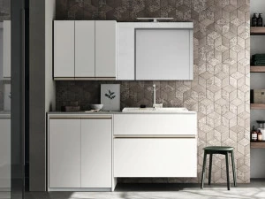 Cerasa Постирочный шкаф с раковиной для стиральной машины Regola