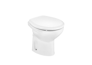 AZ44394000 Унитаз с горизонтальным выпуском (с чашей и крышкой) ROCA Victoria