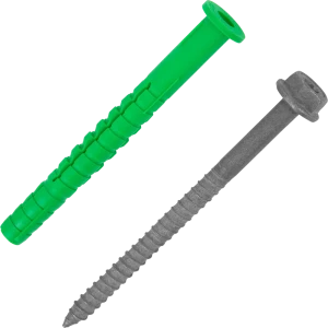 Дюбель для газобетона с шурупом Standers 10х100 мм, 2 шт.