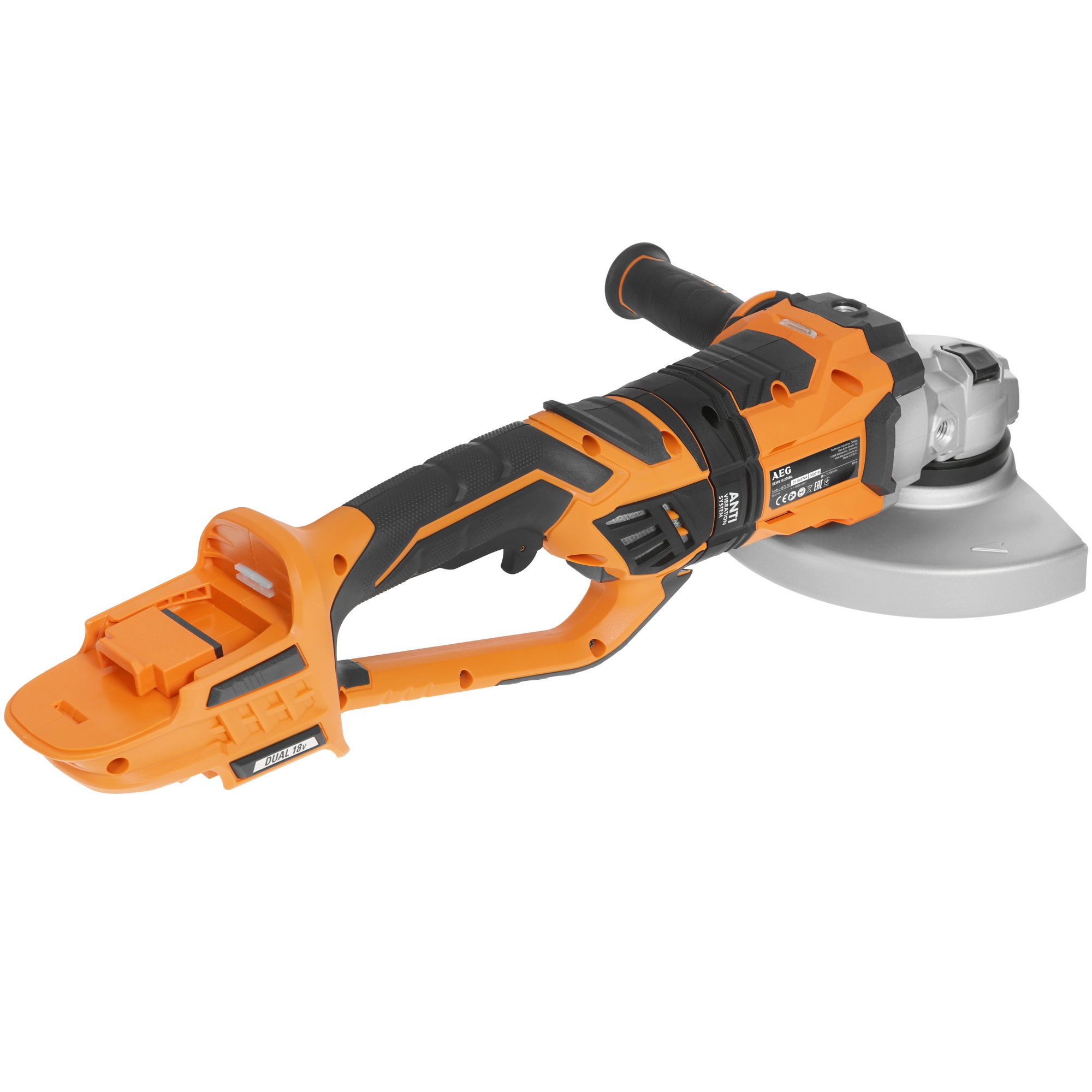 Углошлифовальная машина (УШМ) AEG BEWS18-230BL-0 PRO 18V  , Без ЗУ, Без АКБ 8195415 STDN-0007264 - Вид №1
