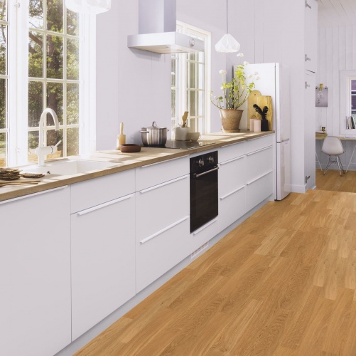 Инженерная доска Boen Maxi Nature Live Matt Ированная С Фаской 2v Дуб Натур с брашью (Текстурированная) 1000х100 мм EBL635FD - Вид №2