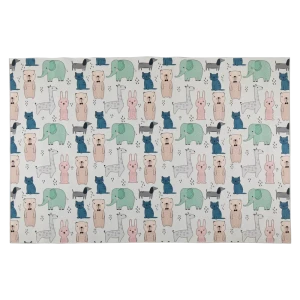 89370093 Коврик декоративный хлопок Животные 120x180 см STLM-1359058