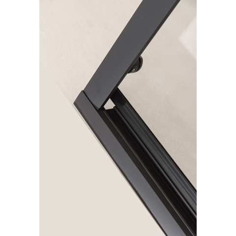 Orange E23-12090TB Душевой уголок без поддона с раздвижной дверкой., черного цвета. Никель sun-id-1517263 - Вид №4