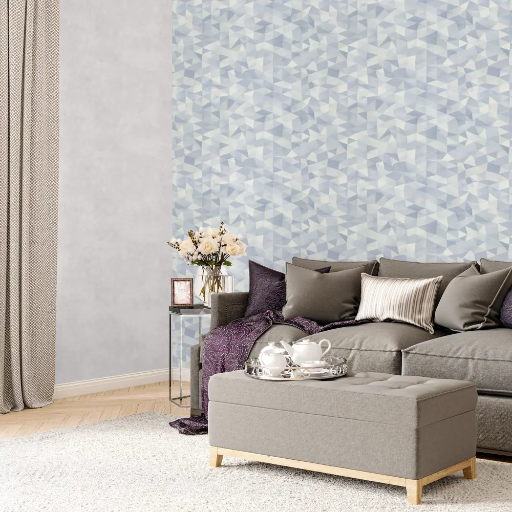 Обои флизелиновые Home Color Illusion светло-серые 1.06 м HC71757-14 82917396 STLM-2057860 - Вид №3
