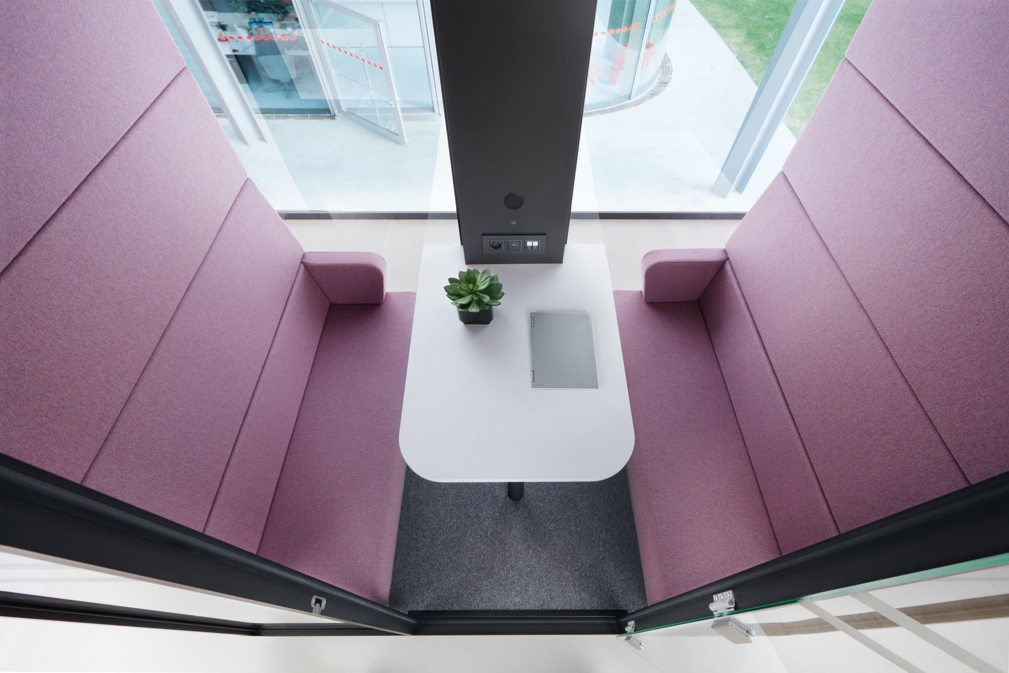 Многосторонняя акустическая офисная кабина со встроенным освещением Mikomax Smart Office Hushoffice ARCH-00086277 - Вид №9