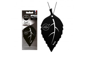 16242843 Картонный ароматизатор LEAF Black 92088 Aroma Car