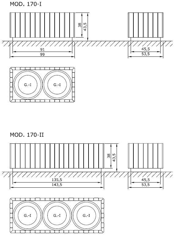 Euroform W Круглые кадки из дерева для общественных мест  130, 140, 160  - Вид №4